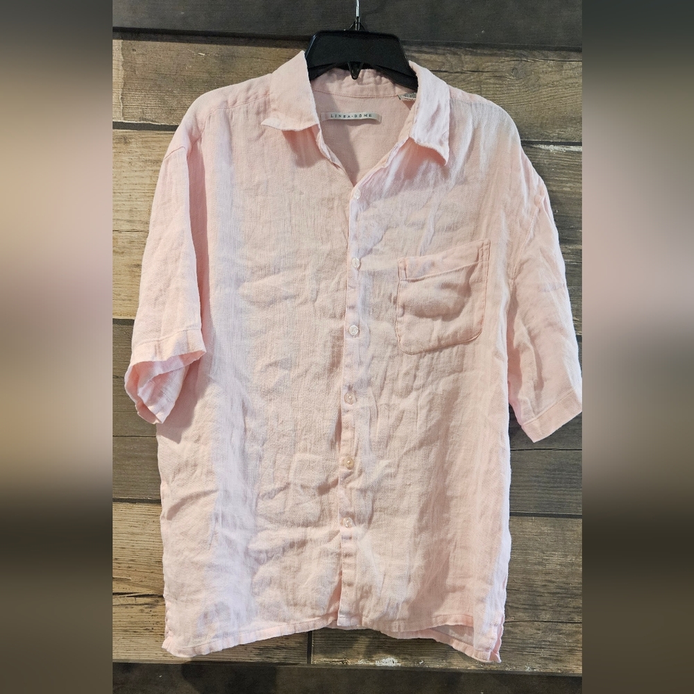Linea Dome Size XL Mens Pink Short Sleeve